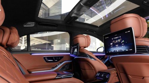 2022-Mercedes-Benz-S-580-4Matic-rear-seats-screens-and-sunroof-1024x683